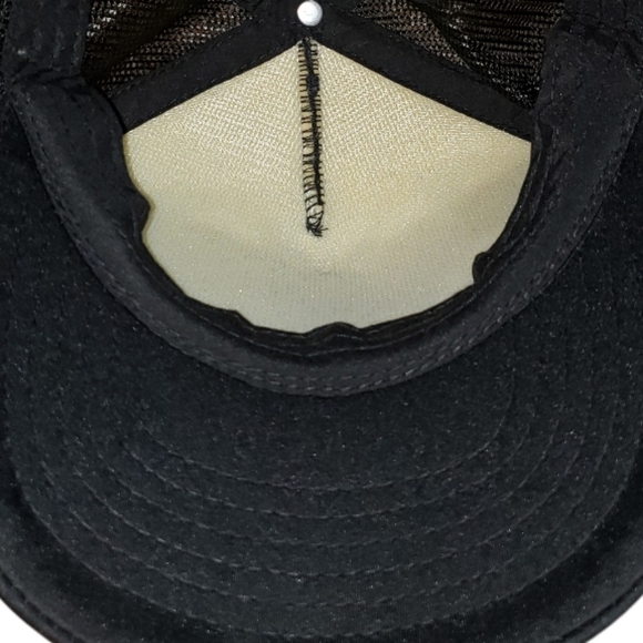 Liquid Death Vicious Death Skull Logo Black Trucker Hat - Picture 5 of 6